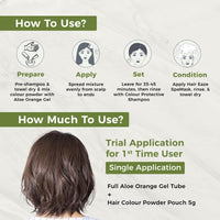 INDUS VALLEY Damage Free Natural Gel Hair Colour for Women | Ammonia & PPD Free Organic Hair Colour with 100% Grey Coverage, Long Lasting Hair Color Trial Pack | Medium Brown (Pack of 2)