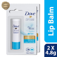 Dove Hydro Nourishing Lip Care Balm, 24 hours Hydration, 4.8g (Pack of 2)