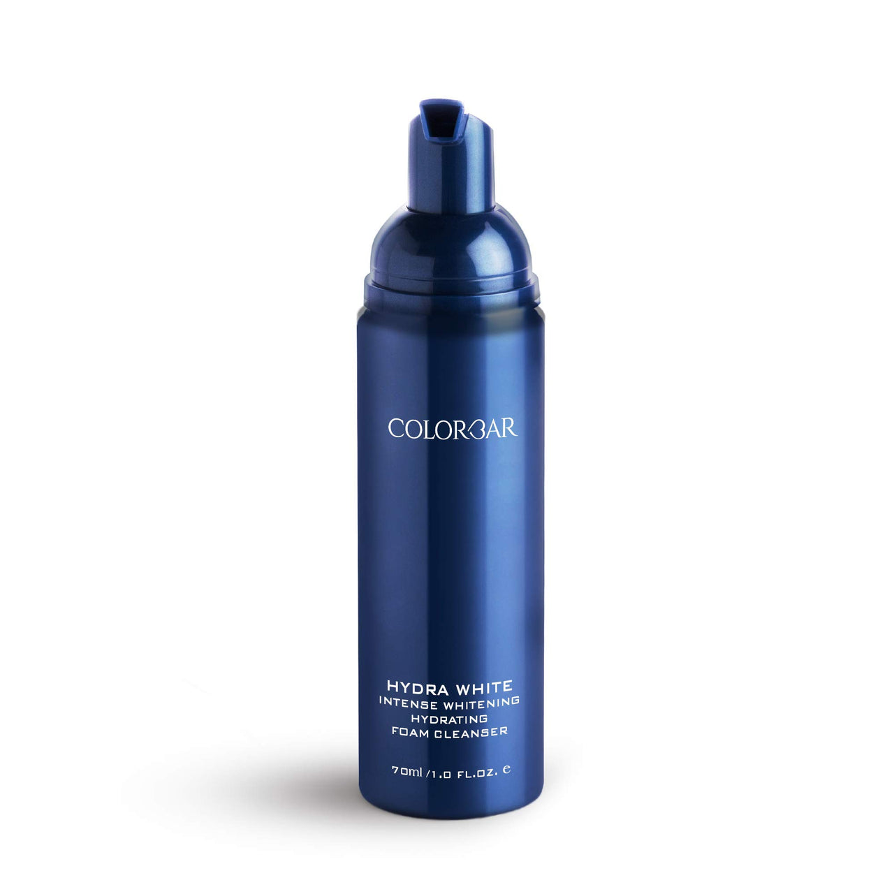 Colorbar Hydra White Foam Cleanser, 70ml | Liquid-to-foam cleanser, removes all traces of dirt, impurities, and makeup| Illuminates skin with its 4D action