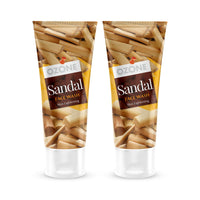 Ozone Sandal Face Wash | Enriched with Sandalwood | For All Skin Type Skin Lightening, Anti-Pollution, Cleansing, Soft, Smooth & Uneven Skin Tone | For Men & Women | 60ml (Pack of 2)