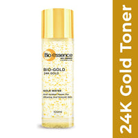 Bio-essence 24K Gold Face Toner – Pore Tightening, with Niacinamide, Hyaluronic Acid, Peptides & Antioxidants – Anti-Ageing, For All Skin Types, 100ml