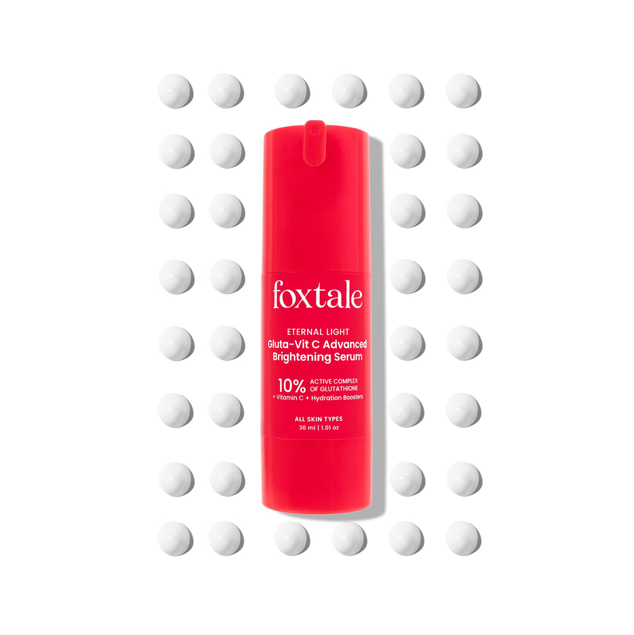 Foxtale 10% Vitamin C + Glutathione Complex Serum, Brightens skin in 3 days, Fades melasma & dark spots, Evens Skin tone, Gentle & Non-irritating, For All Skin types, Men & Women