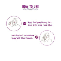 Avimee Herbal Hairtone AG1 Scalp Spray for Grey Hair | With Indigo, Henna, Beet Root and Hibiscus Extracts | Daily Nutrition For Your Hair | 100 ML