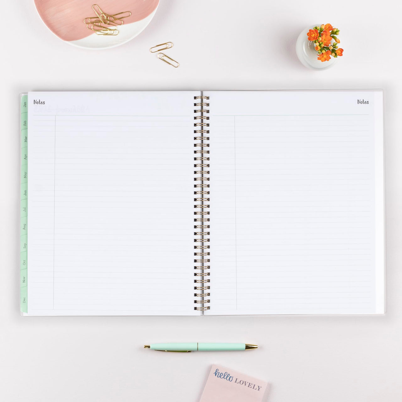 Blue Sky 2024 Weekly and Monthly Planner, January - December, 8.5" x 11", Frosted Cover, Wirebound, Laurel (144729) 8.5" x 11" New Version