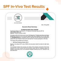 The Derma Co 1% Hyaluronic Sunscreen Aqua Gel SPF 50 PA++++ | For Oily, Dry, Acne-prone Skin | Ultra Lightweight Texture | Non-Greasy | No White Cast | Broad Spectrum Protection & Blue Light Protection | For Men & Women | 50 g