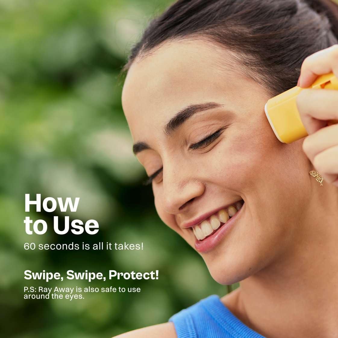 Put Simply Ray Away Korean BroadSpectrum Sunscreen stick SPF 50 PA++++ | Dry, Oily & Sensitive Skin | Cica & Ceramides | Zero White-Cast, Lightweight, Invisible Finish | Unisex | 17g