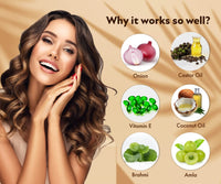 UrbanGabru Onion Oil | Made with Natural Ingredients for healthy hair and scalp (250 ml)