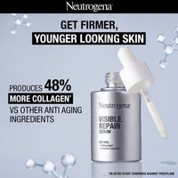 Neutrogena Visible Repair Retinol Serum: Boosts Collagen for Anti-Ageing, Wrinkles & Fine Lines 30ml