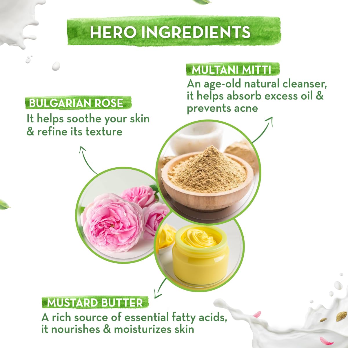 Mamaearth Multani Mitti Moisturizing Lotion Soap with Multani Mitti & Rose for Oil Control & Acne 125g (Pack of 4) | Benefits of Lotion in a Soap | Deeply Cleanses & Moisturizes | Grade 1 Acne Soap