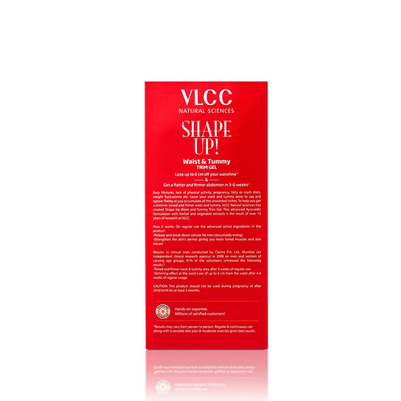 VLCC Shape Up Waist & Tummy Trim Gel - 200g | For a Flatter and Firmer Waist | Helps tone Muscles and Stubborn Fat | Helps break down Cellular Fat | Helps you get a Slimmer, Toned and Firmer Waist.