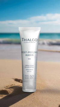 Thalgo Sunscreen SPF 50+ - Optimal UVA/UVB Protection with Marine UV Filter and Red Microalga Extract for Matte Skin - 50ml