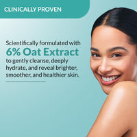 Fixderma Dewrav Gentle & Hydrating Face Wash with 6% Oats Extract, Hyaluronic Acid, Vitamin B5, Bisabolol | Soothes Irritated Skin | Provides Hydration | Face Cleanser For Sensitive, Dry to Normal Skin, 100Ml