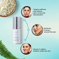 Kaya Clinic Brightening & Firming Eye Serum With Hyaluronic Acid & Rice Peptides, 10ml Reduces Dark Circles & Puffiness, Tighter & Brighter Under Eye Skin, Under Eye Serum