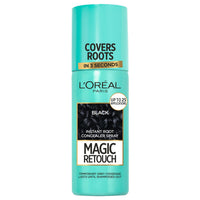 L’Oréal Paris Semi-Permanent Hair Colour, Plum/Burgundy 316 & L'Oréal Paris Instant Root Concealer Spray, 1 Black