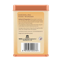 1868 by TATA Tea Darjeeling Rare Wonder, Pure Darjeeling Black Tea, Hand Rolled, Whole Loose Leaf, Second Flush, Muscatel Flavour, From House of TATA (25 Cups/50g)