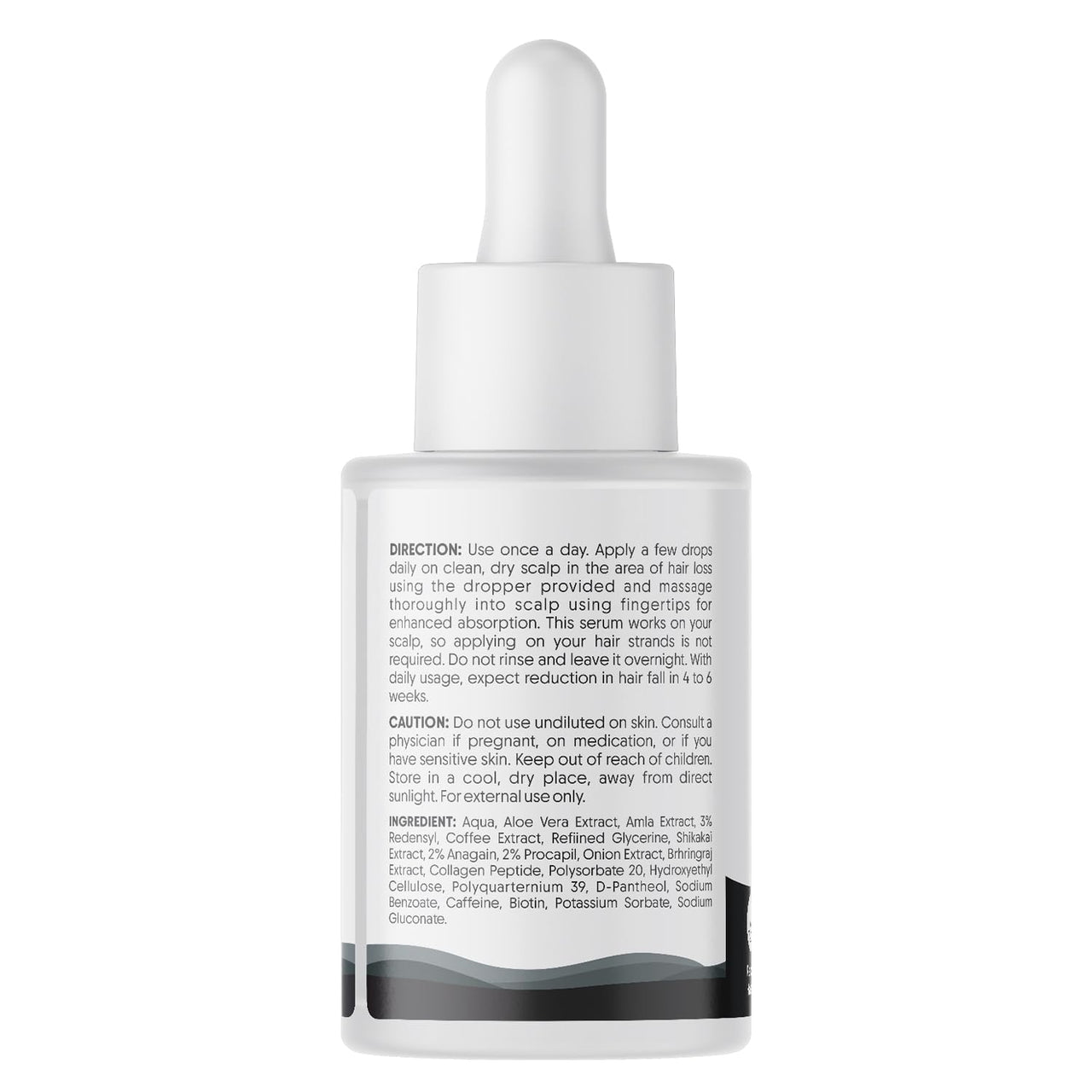 Aravi Organic Hair Growth Serum With 3% Redensyl, 2% Anagain, 2% Procapil - For Hair Growth And Hair Fall Control - For Men & Women - 30 ml