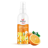 Mylo Vitamin C Toner with Witch Hazel, Cucumber & Green Tea | Removes Impurities | Tightens Pores | Soothes Skin Irritation 200 ml
