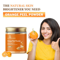 Veda Harvest Orange Peel Powder 200gm for Pure Natural & Organic For Lightening and Brightening Face Pack,200 Gram Vitamin C And Antioxidants Add Glow, Cruelty-Free & Vegan,