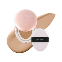 TIRTIR Mask All-Cover Cushion Foundation, Full coverage, Skin fit, Satin Glow Finish, Korean Cushion Foundation #25N MOCHA, 4.5g