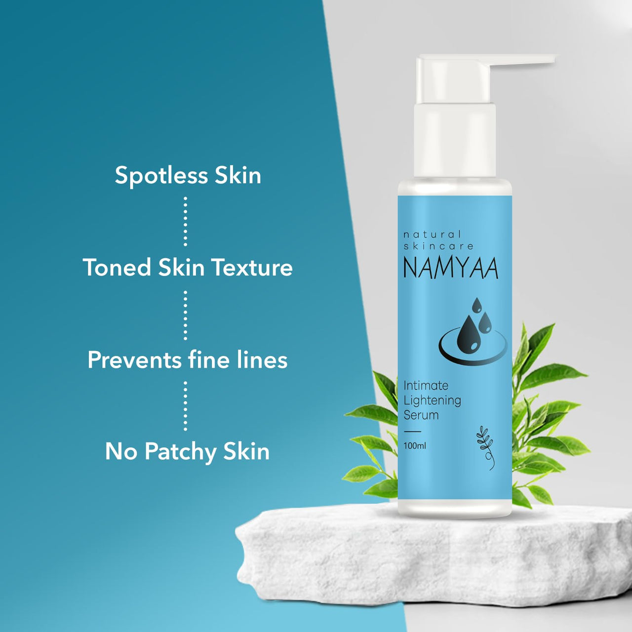 Namyaa Intimate Lightening Serum and Hygiene Wash for Men and Women, 100 gram each