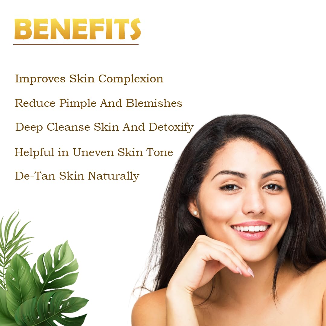 VEDAHARVEST Kasturi Manjal - Curcuma Aromatica/Wild Turmeric Powder For All Skin Types| For Glowing Skin| Skin Tone | Blemish-Free | Overall Complexion| 120Gm, 1 Count