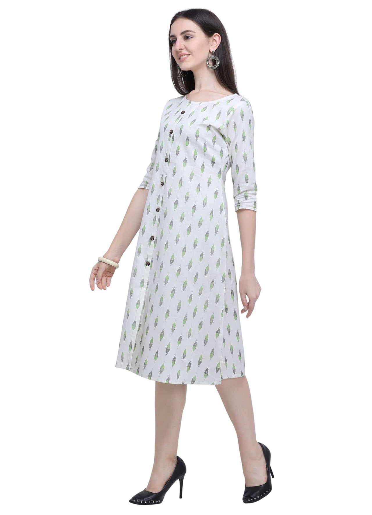 Pinkriti Women's  Cotton A-Line Kurta