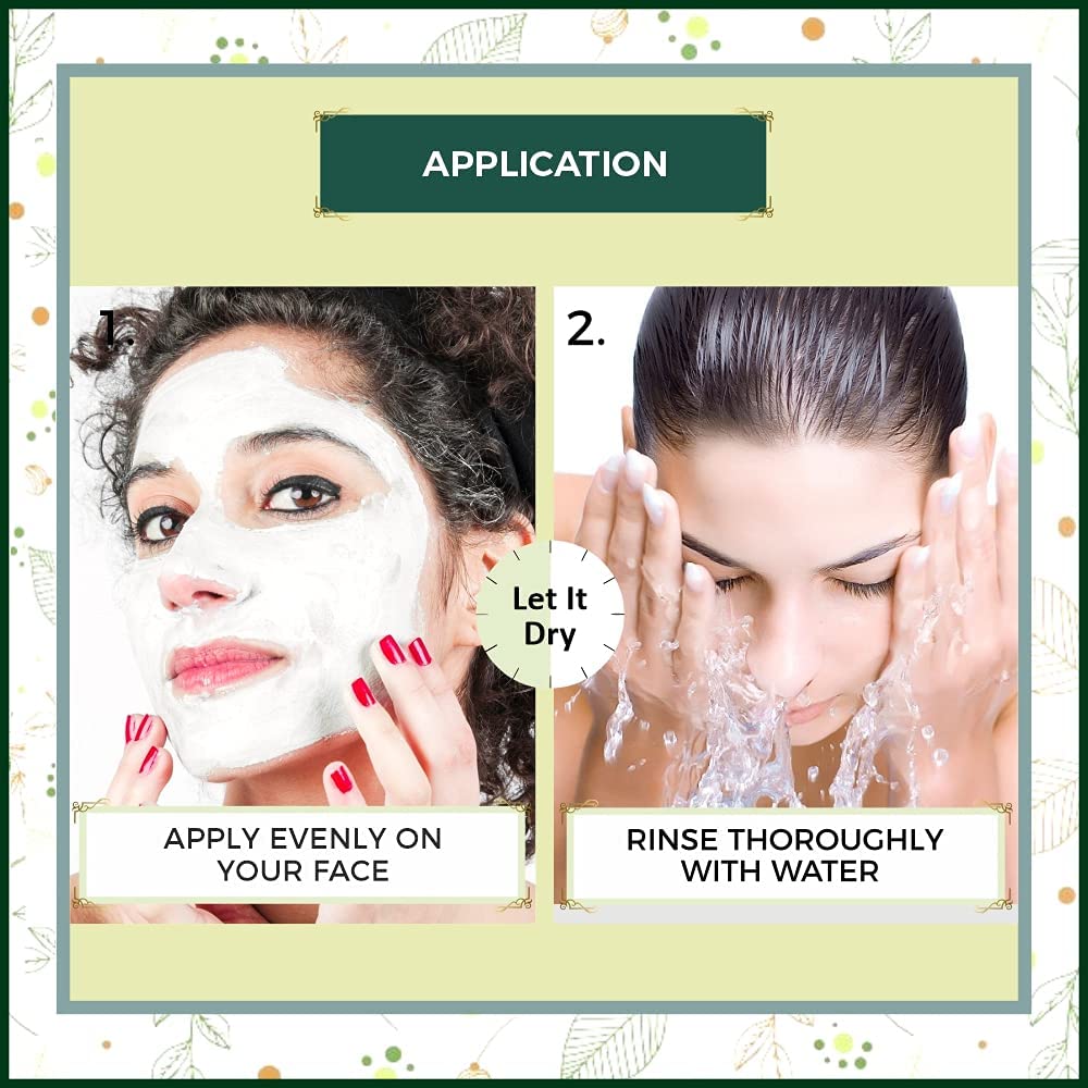 INDUS VALLEY Acne Control Facemask Rose Petals,Orange Peel, Neem, Almond Oil,Tea Tree Oil | Beauty Gift Set, Pack (30g+30+30=90g, 25ml+5ml=30ml)