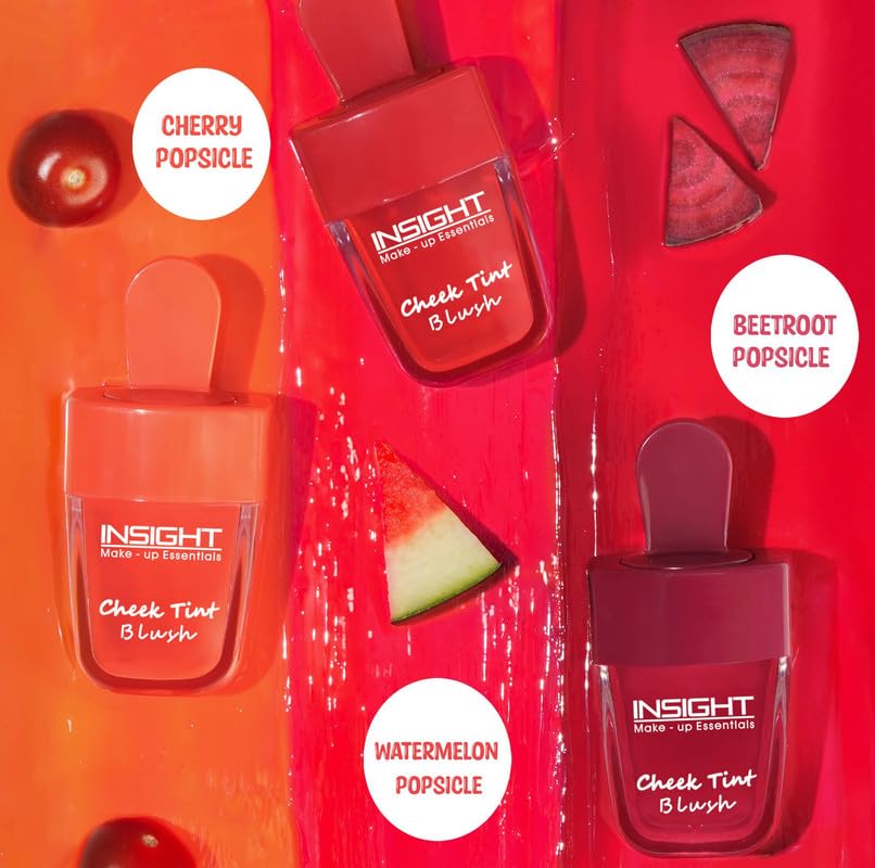 Insight Cosmetics Beetroot Cheek Tint Blush, with Goodness of Avacado Oil | Highly Pigmented| Long Lasting| Hydrating Tint, 7gm