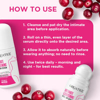 Orgatre Intimate Area Lightening Brightening Roll On Serum for Dark Areas With 5% AHA 50ml