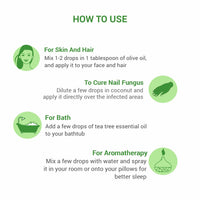 Indus Valley 100% Pure Natural & Organic, Undiluted Tea Tree Essential Oil with Therapeutic Grade & Glass Dropper for Skin, Hair Care -15ml