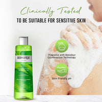 Dermafique Aqua Cloud Hydrating Shower Gel – 250ml, Body Wash for Women & Men, No Parabens/SLS/SLES,with Seaweed Extracts & Hyaluronic Acid, Suitable for Sensitive - Normal Skin | Dermatologist Tested