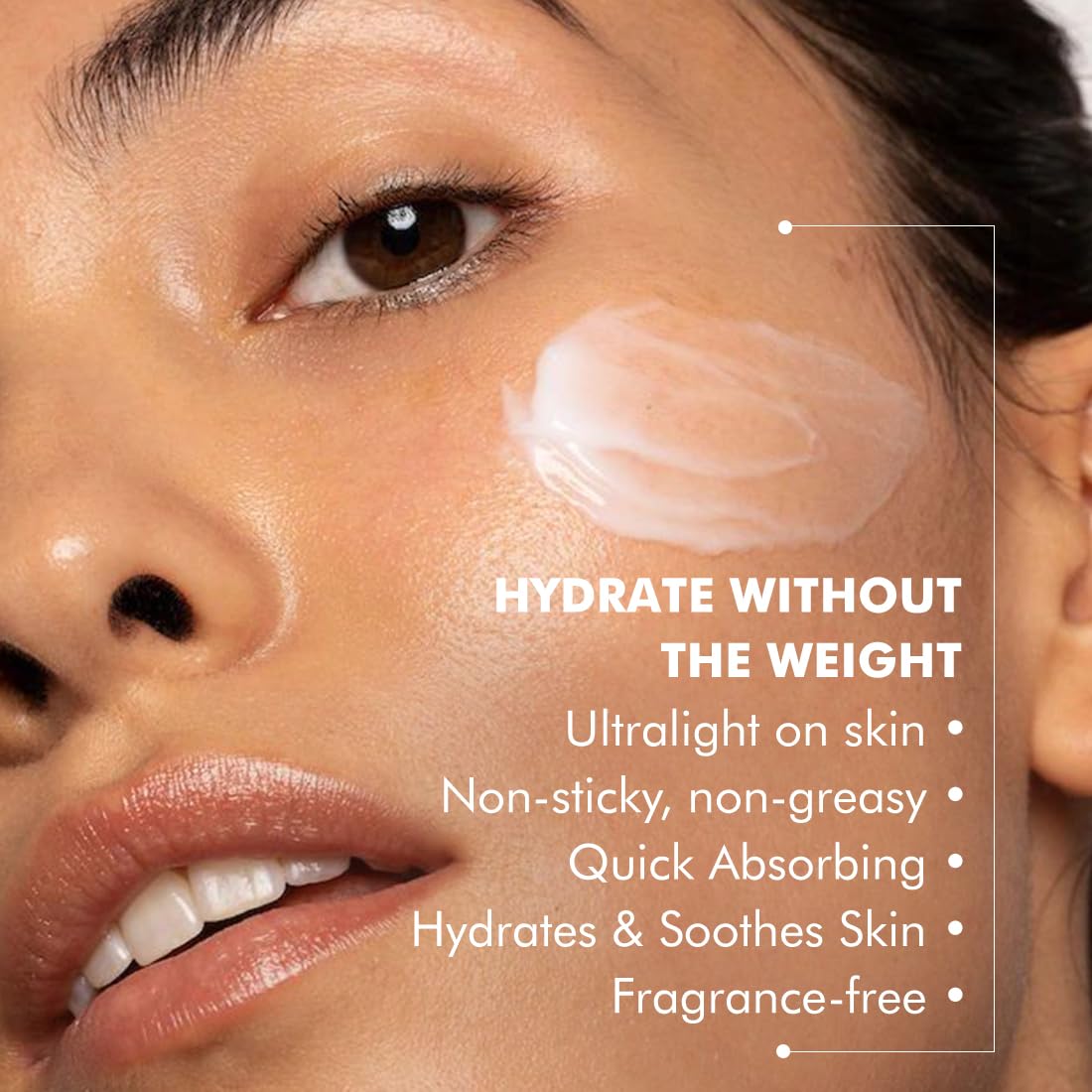 mCaffeine 10% Niacinamide & Panthenol, Vitamin B5 Oil-Free Moisturizer for Acne with Matcha Tea| Lightweight Hydration & Soothes Skin | Non-greasy, Fragrance-Free | For Oily, Acne Prone Skin - 50ml