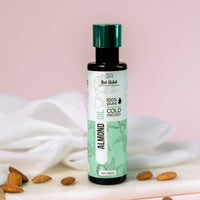 Nat Habit Cold Pressed 100% Pure Sweet Almond (Badam) Oil for Skin & Hair With Vitamin E, Omega-3,6 & 9, Mineral Free - 50 ml