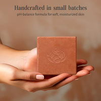 Shankara Hydrating Body Bar – Red Sandalwood & Mulberry Leaf | Natural pH-Balanced Soap Bar for Face and Body | Plant-Based, Cruelty-Free | 100g