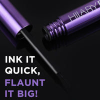 Hilary Rhoda Eye Callin' Liquid Eyeliner | Long Lasting Liquid Eyeliner | Matte & Glossy Finish | Waterproof Formula | 12-Hour Stay | Glides on Flawlessly | 3ml (Shiny | Shade 02)