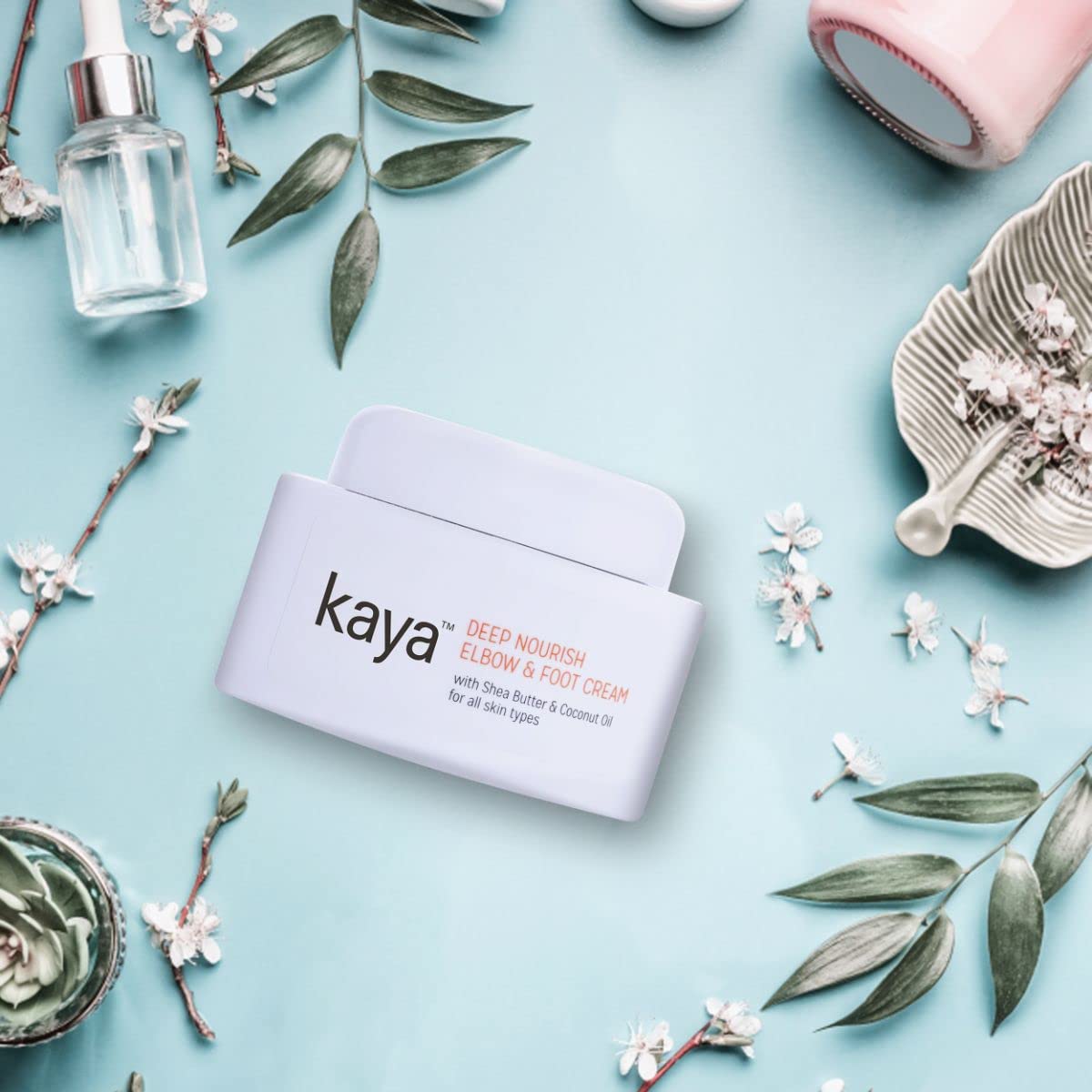 Kaya Clinic Deep Nourish Elbow & Foot Cream with Shea Butter & Coconut Oil for Cracked Heels and for All Skin Types (50ml)