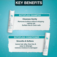 Beauty Garage Botoplex K9 Shampoo And Conditioner For Women | 300ml + 300ml Combo | Sulfate Phosphate Paraben Free Duo With Frizz Control | Shampoo And Conditioner For Color Maintenance