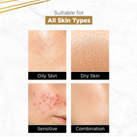 Streax Bright & Shine Serum Infused Face Cream Gel, 50 gm with 6% Vitamin C & Glycolic Acid