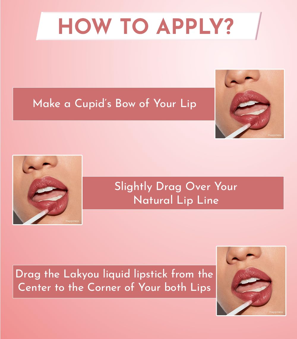 LakyouBeauty Color Infusion Non-Transfer Liquid Lipsticks (Chili)