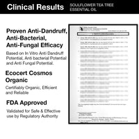 Soulflower Tea Tree Essential Oil for Skin, Hair, Face, Acne Care, Dandruff | Ecocert Certified Organic 100% Pure, Natural, Undiluted Therapeutic Grade | 15ml -