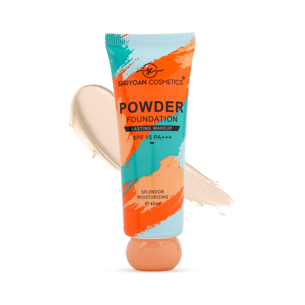 Shryoan Powder Foundation SPF 15PA+++ 40ml | Creamy Full Coverage for Combination Skin| Smoothing Finish | Alcohol-Free | Long Lasting Makeup | Natural Matte Finish | 16H Oil Control | Pack of 1 | 40 ML | Shade 01