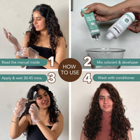 Paradyes Natural Brown Timeless Hair Tint, Permanent Crème Hair Colour for Natural-Looking Results, Complete Grey Coverage, Long-Lasting Formula Free from PPD, Ammonia, & Resorcinol, 4.0