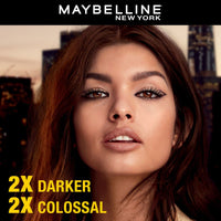 Maybelline New York Kajal Pencil, Super Black, Intense Colour, Sharp Definition, Long-Lasting, Colossal Kajal, 0.35G, Matte Finish (Pack of 2)