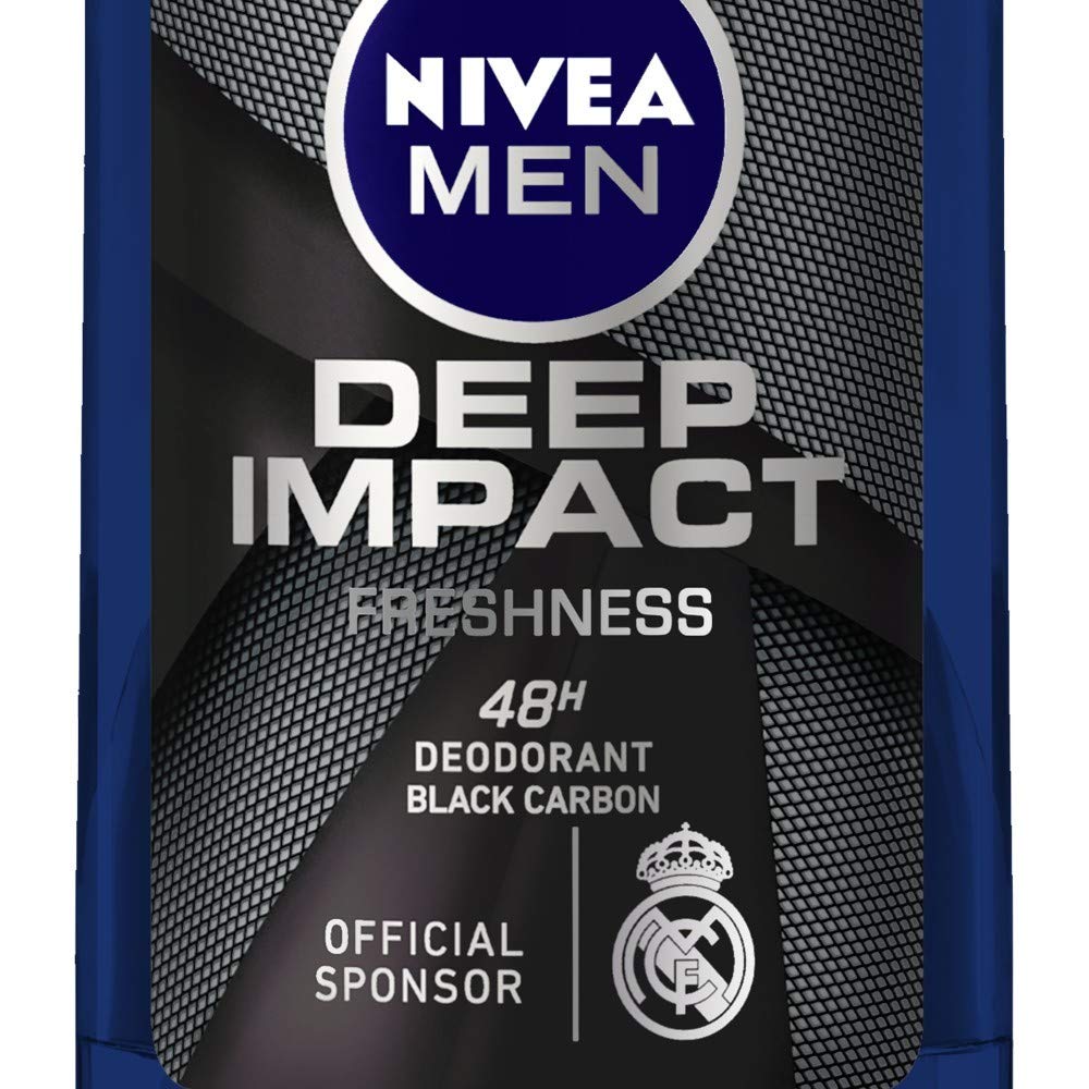 Nivea MEN Deep Impact Freshness Deodorant Roll-On, for Men, 50ml (Pack of 3)