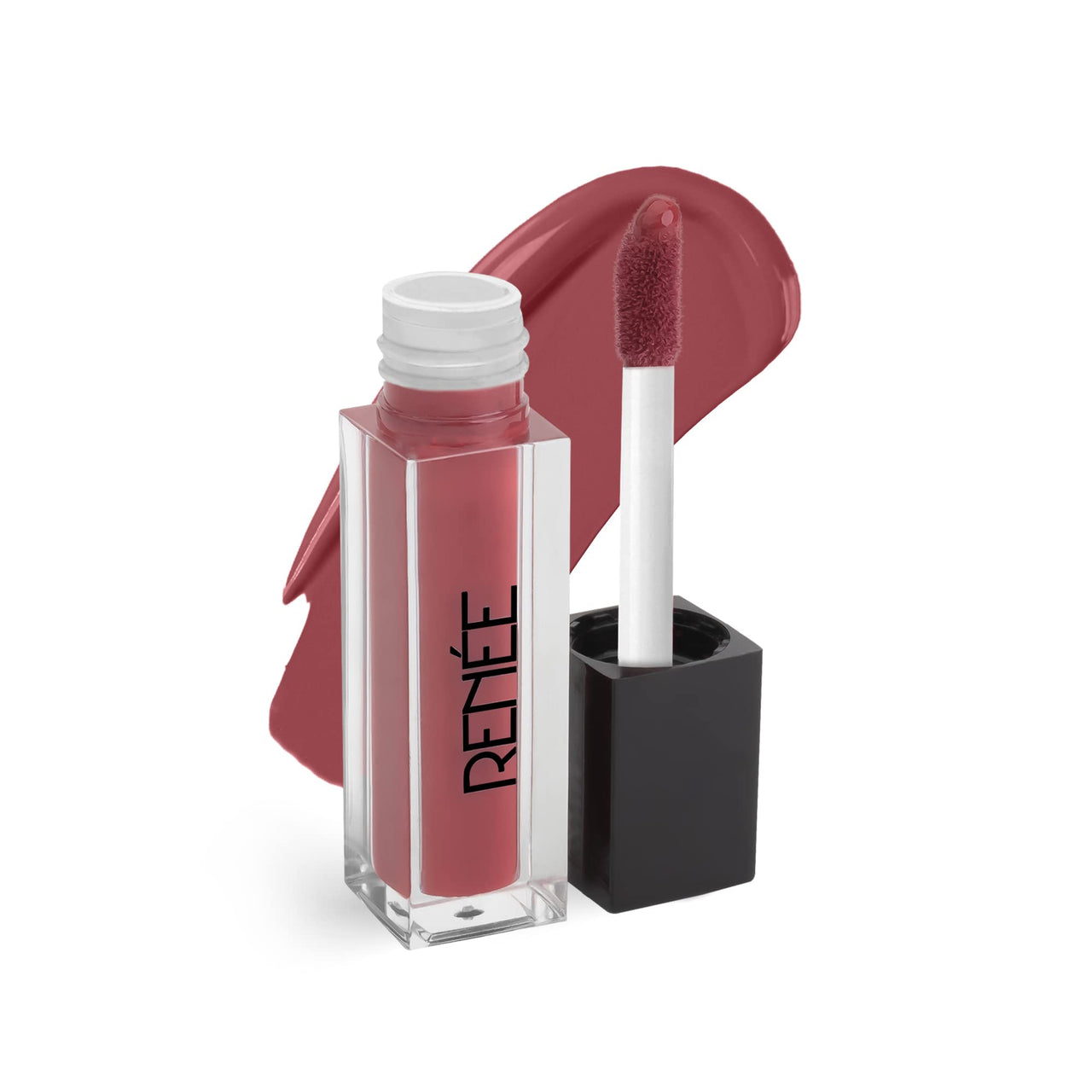 RENEE Stay With Me Mini Matte Lip Color, Long lasting, Non Transfer, Water & Smudge Proof, Light Weight Liquid Lipstick, Desire For Brown 2ml & RENEE Eau De Parfum Bloom 8ml
