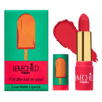 LoveChild Masaba - Popsicle - Luxe Matte Lipstick, Keeps Lips Moisturised, Long lasting, Hot Pink Bullet Matte Lipstick, 4ML