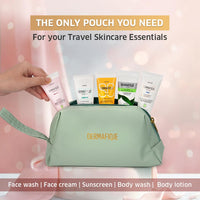 Dermafique Gift Travel Essentials-A Smart Skincare Routine Gift Set of 5, Face Wash, Face Cream, Sunscreen, Body Wash, Body Lotion For Women & Men, Dermatologist Tested, Best Birthday Gift Item by ITC