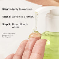 mCaffeine 1% Salicylic Acid Body Wash for Acne & Dark Spots | BHA Body Wash for Body & Back Acne | Shower Gel | Daily Use Shower Gel for Men & Women - 200ml