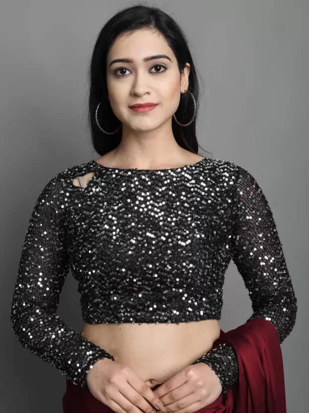 Regolith Designer Sarees for Women 's  Georgette ready to wear sarees for women With Fancy Saree Blouse Piece