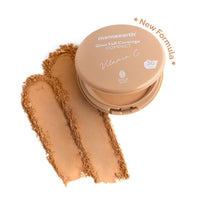 Mamaearth Glow Full Coverage Compact For Oily Skin, Spf 30 For Up To 3X Instant Glow - 9 Gm|Radiant, Natural|Even Toned Complexion|Mattifying|Up To 16-Hour Oil Control & Sweat-Resistant, Cream